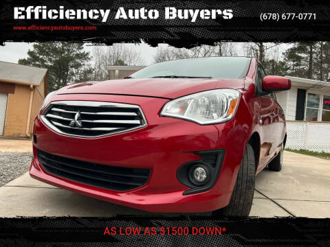 2018 Mitsubishi Mirage G4 for sale at Efficiency Auto Buyers in Milton GA