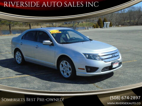 2011 Ford Fusion for sale at RIVERSIDE AUTO SALES INC in Somerset MA