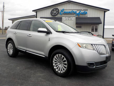 2012 Lincoln MKX for sale at Country Auto in Huntsville OH