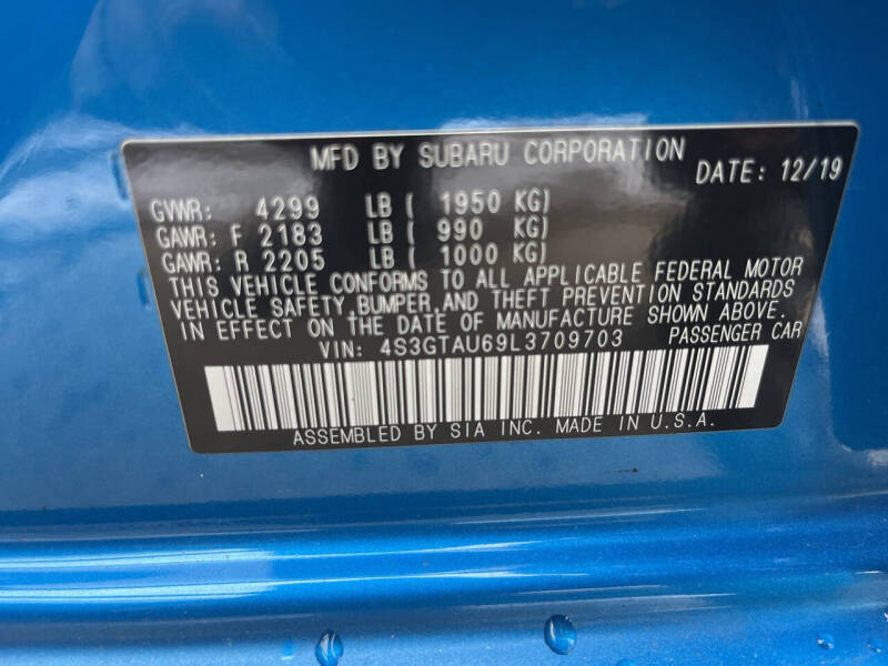 2020 Subaru Impreza Limited