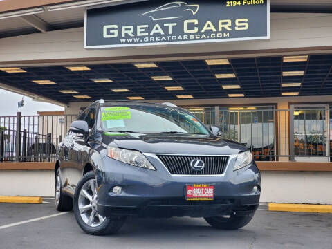 2010 Lexus RX 350 for sale at Great Cars in Sacramento CA