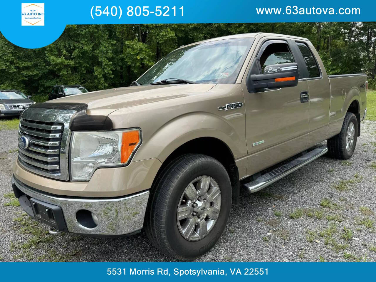 2011 Ford F-150 for sale at 63 Auto Inc in Spotsylvania, VA