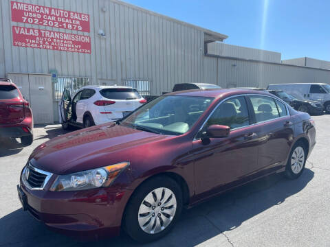 2009 Honda Accord for sale at American Auto Sales in Las Vegas NV