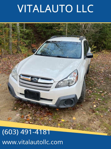 2013 Subaru Outback for sale at VITALAUTO LLC in Loudon NH