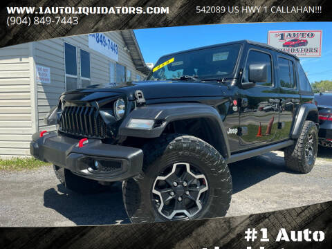 2018 Jeep Wrangler Unlimited for sale at #1 Auto Liquidators in Callahan FL