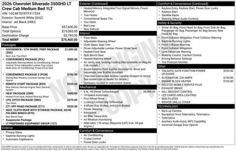 2026 Chevrolet Silverado 3500HD
