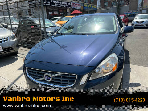 2012 Volvo S60 for sale at Vanbro Motors Inc in Staten Island NY