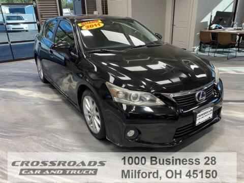 2011 Lexus CT 200h for sale at Crossroads Car & Truck in Milford OH