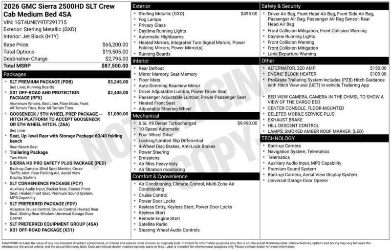 2026 GMC Sierra 2500HD