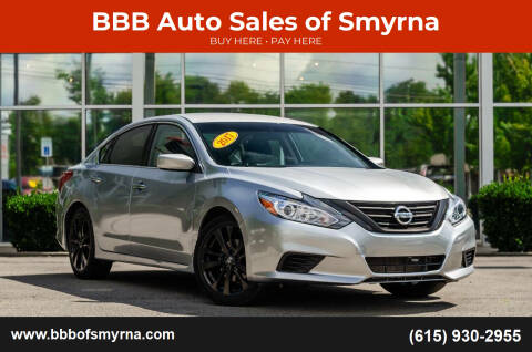 2017 Nissan Altima for sale at BBB Auto Sales of Smyrna in Smyrna TN