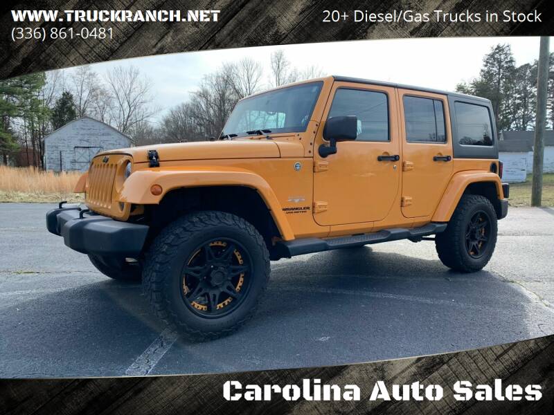 2013 Jeep Wrangler Unlimited for sale at Carolina Auto Sales in Trinity NC