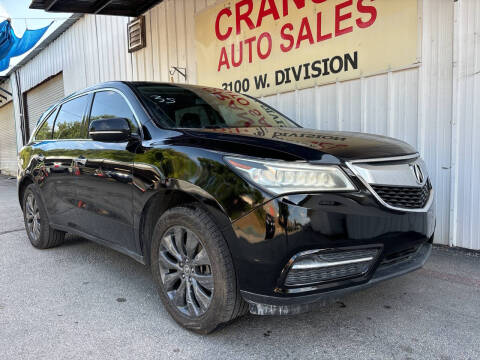 2014 Acura MDX for sale at CRANSH AUTO SALES, INC in Arlington TX