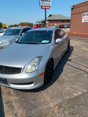 2006 Infiniti G35 for sale at BMG AUTO GROUP in Arlington TX