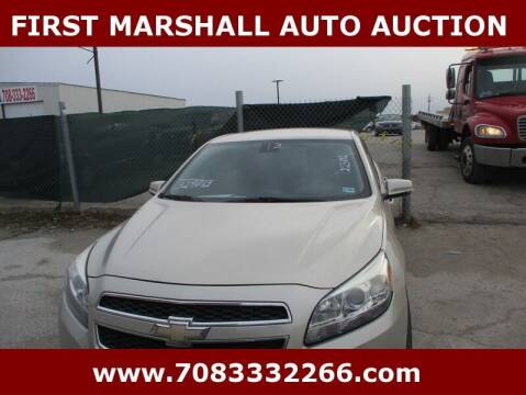 2013 Chevrolet Malibu for sale at First Marshall Auto Auction in Harvey IL