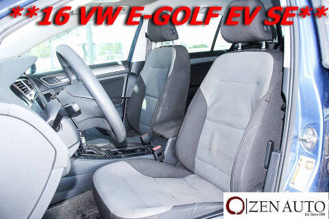 2016 Volkswagen e-Golf SE