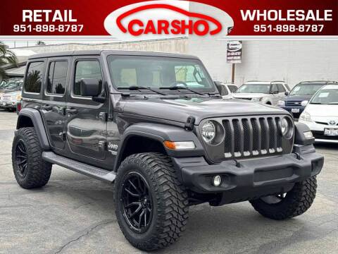 2019 Jeep Wrangler Unlimited for sale at Car SHO in Corona CA