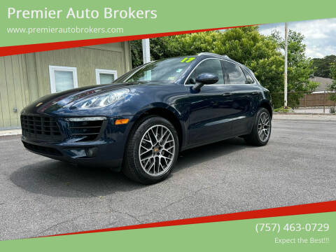 2017 Porsche Macan for sale at Premier Auto Brokers in Virginia Beach VA