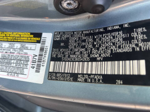 2006 Toyota Sienna LE 7 Passenger