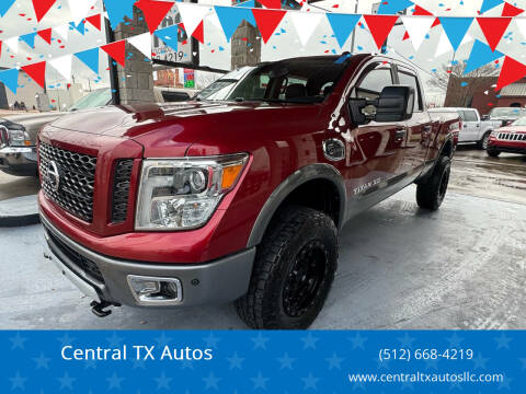 2017 Nissan Titan XD for sale at Central TX Autos in Lockhart TX