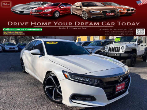 2020 Honda Accord for sale at Auto Universe Inc in Paterson NJ