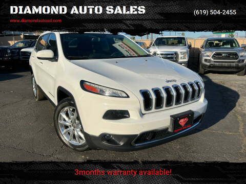 2015 Jeep Cherokee for sale at DIAMOND AUTO SALES in El Cajon CA