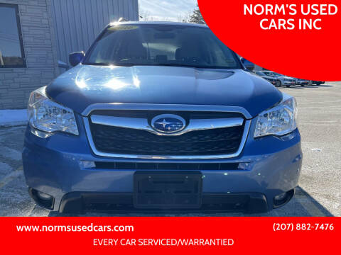 2016 Subaru Forester for sale at NORM'S USED CARS INC in Wiscasset ME