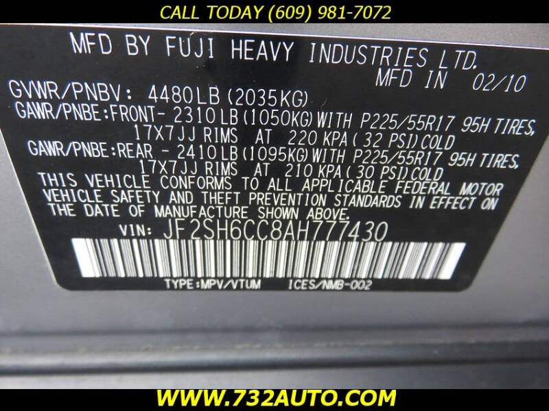 2010 Subaru Forester 2.5X Premium