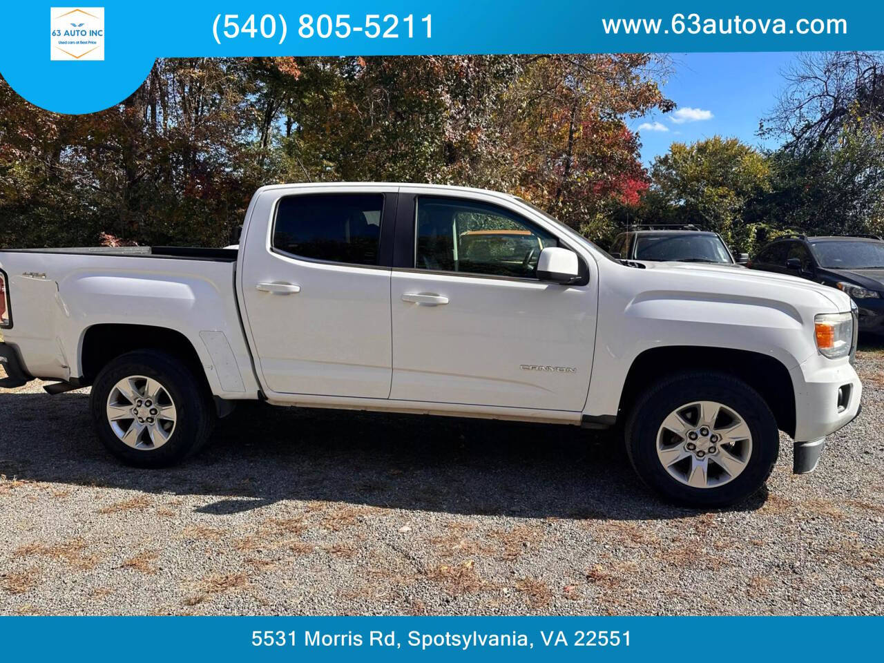 2015 GMC Canyon for sale at 63 Auto Inc in Spotsylvania, VA