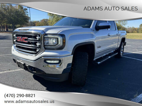 2018 GMC Sierra 1500 for sale at Adams Auto Sales in Gainesville GA