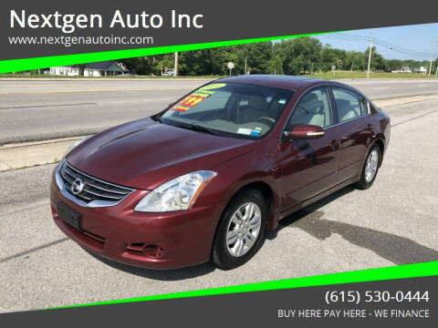 2010 Nissan Altima for sale at Nextgen Auto Inc in Smithville TN
