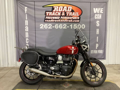 2018 Triumph Street Twin Cranberry Red for sale at Road Track and Trail in Big Bend WI