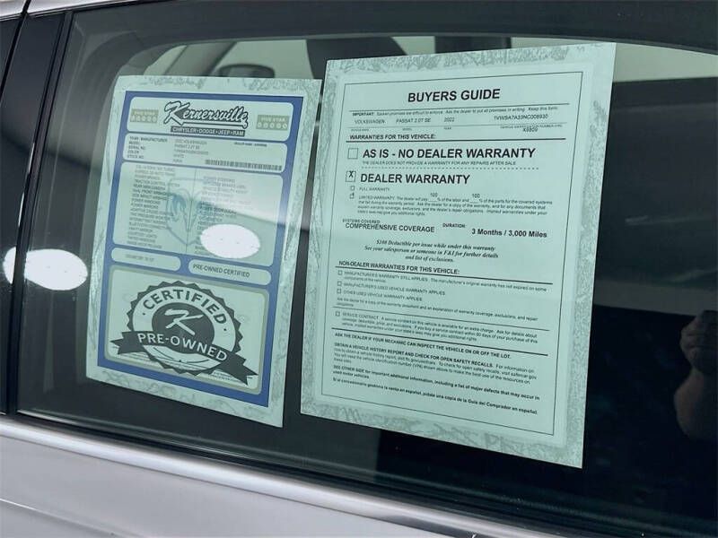 2022 Volkswagen Passat SE