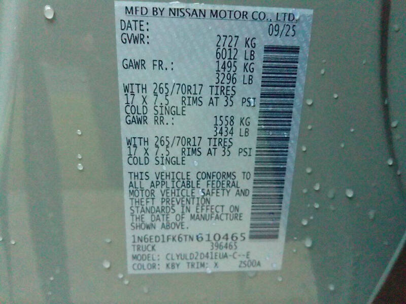 2026 Nissan Frontier PRO-4X