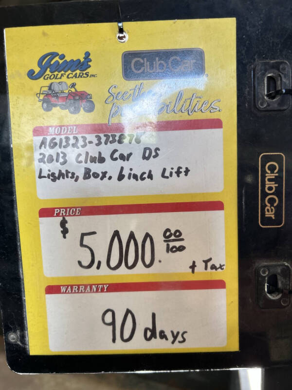2013 Club Car DS