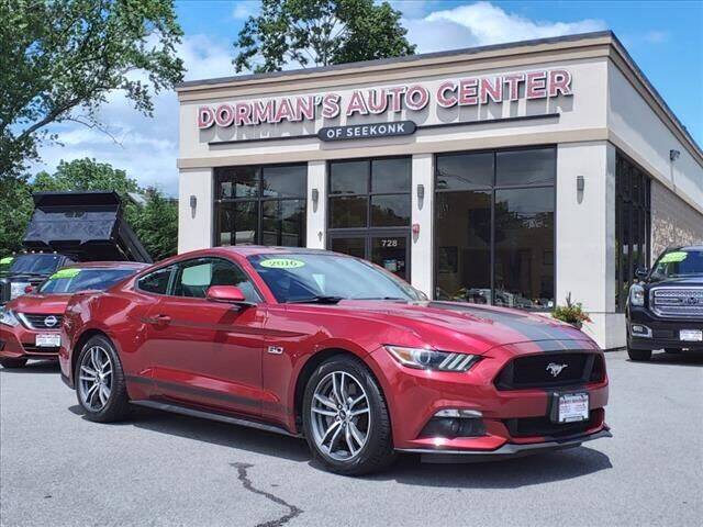 2016 Ford Mustang for sale at DORMANS AUTO CENTER OF SEEKONK in Seekonk MA