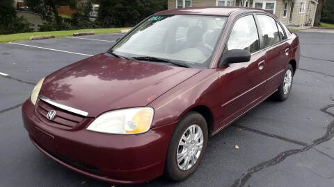2002 Honda Civic for sale at Happy Days Auto Sales in Piedmont SC