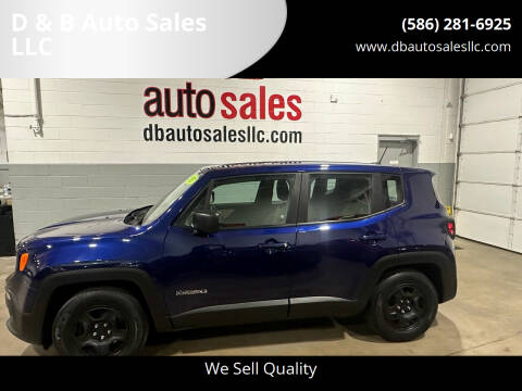 2017 Jeep Renegade for sale at D & B Auto Sales LLC in Harrison Township MI
