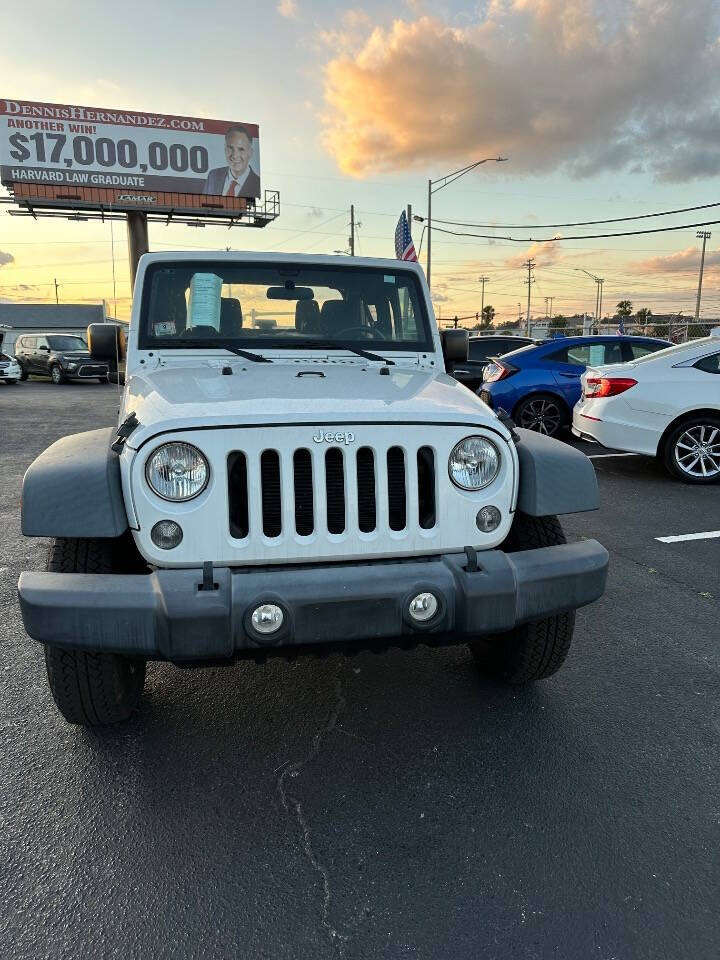 2017 Jeep Wrangler for sale at Fast Financial Auto Mall in Lakeland, FL