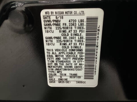 2019 Nissan Rogue SV