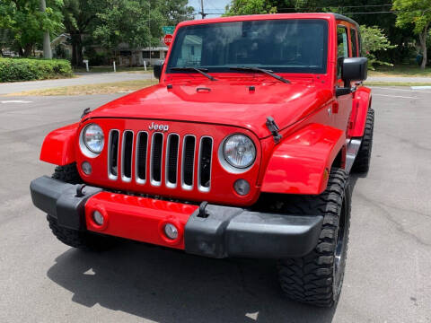 2016 Jeep Wrangler Unlimited for sale at LUXURY AUTO MALL in Tampa FL