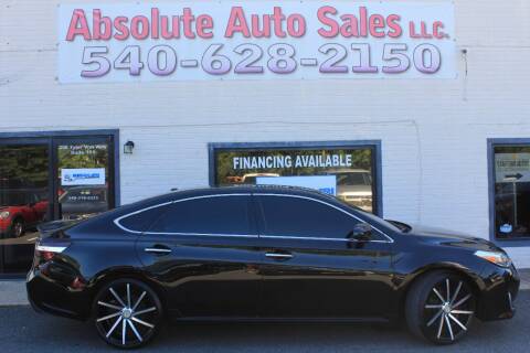 2015 Toyota Avalon Hybrid for sale at Absolute Auto Sales in Fredericksburg VA