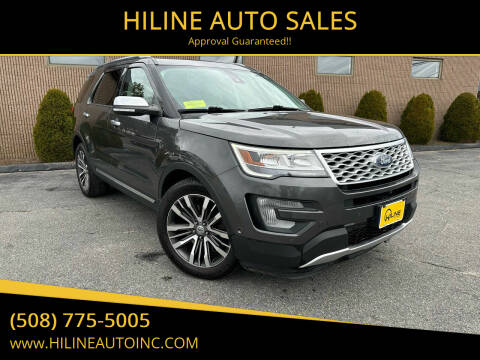 2017 Ford Explorer for sale at HILINE AUTO SALES in Hyannis MA