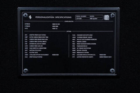 2018 Ferrari 488 Spider