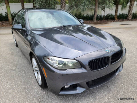 2016 BMW 5 Series for sale at Cosmo Motors in Pompano Beach FL