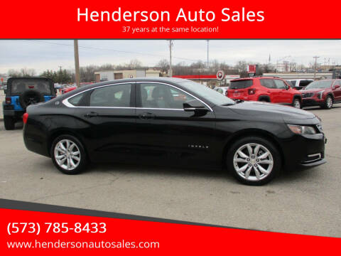 2019 Chevrolet Impala for sale at Henderson Auto Sales in Poplar Bluff MO