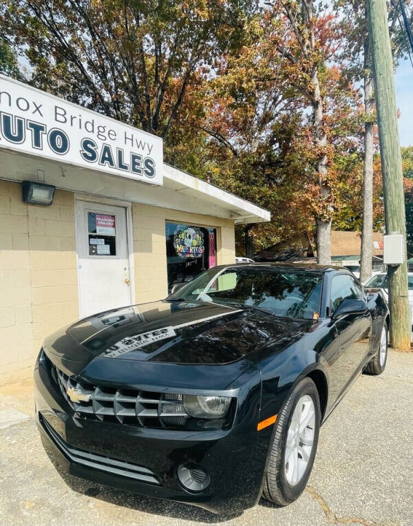 2013 Chevrolet Camaro for sale at Knox Bridge Hwy Auto Sales in Canton GA