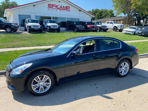 2012 Infiniti G37 Sedan for sale at Efkamp Auto Sales in Des Moines IA