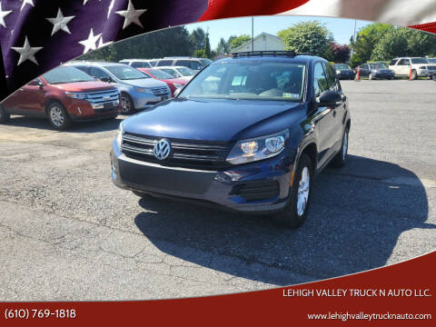 2013 Volkswagen Tiguan for sale at Lehigh Valley Truck n Auto LLC. in Schnecksville PA