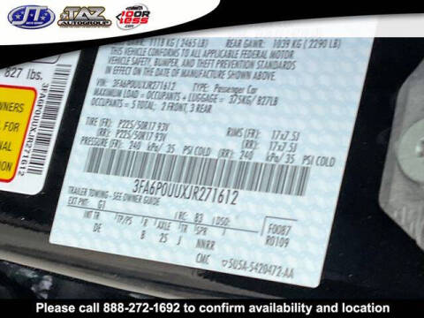 2018 Ford Fusion Hybrid S