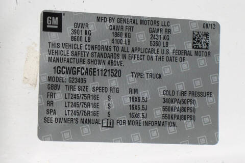 2014 Chevrolet Express 2500